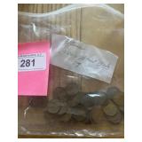 27 wheat Pennies