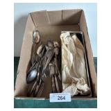 Silver plated flatware