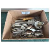 Silver plated flatware and others