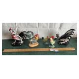Ucagco n fairyland ceramic roosters