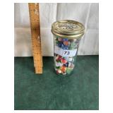 Tiger Eye and shooter marbles