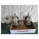 2 pedestal lamps n wall mount lanterns