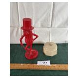 Planters piggy bank, childs celluloid jewerly box