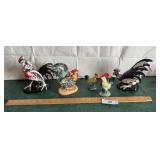 Ucagco n fairyland ceramic roosters