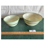 Vintage McKee uranium bowls