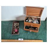Costume jewelry and jewelry box
