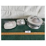 Silver plated serving set