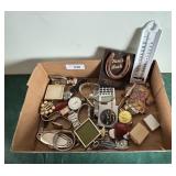 Old watches, advert. pieces and modern