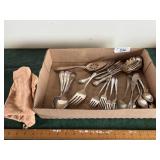 Silver plated flatware