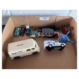 Old toys, Wayne Dairy bank and hot wheels