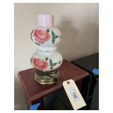 Handpainted gone with the wind style lamp