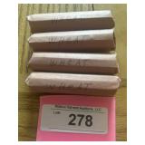 4 rolls wheat pennies