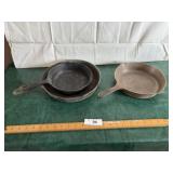 Wagner ware and misc. cast iron pans