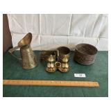 Brass salt n pepper and planters
