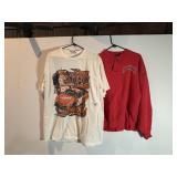 XL OSU sweatshirt & Tony Stewart race shirt