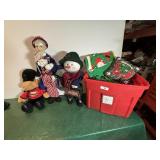 Uncle Sam, Snow man, Christmas Bear