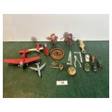 Linbeurg cars, baby riddles, tin toys and Airplane