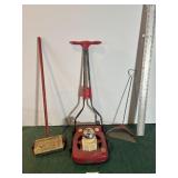 Wizard Jr Mower, Bissell sweeper and dust collectr