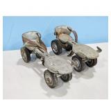Vintage Metal Roller Skates - Adjustable,