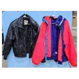 City Street Leather Jacket -& XL Obermeyer Ski Jac