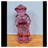 Pink Glass Figurine - Vintage Style Collectible