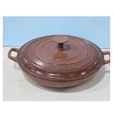 Daniel Cremieux Cast Iron Dutch Oven, Brown, Round