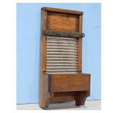 Washstand with Hooks and Storage