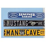 Ford Multi-color Signs Mustang Garage Man Cave