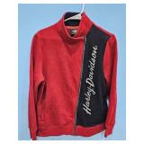 Large Harley-Davidson Jacket/Full Zip/Red & Black,