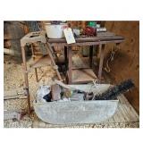 Vintage Metal Tub - Multi-Purpose Storage, Rustic