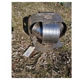 Vintage Industrial Metal Swirl Roof Vent
