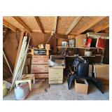 Wooden Dresser Chests - Items on East Wall