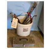 Tools in Bucket with Toolbox - Includes Toolbox