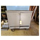 Industrial Cabinet - Rolling, 2-Door, 2-Drawer,
