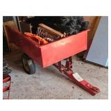 Red Utility Cart - Heavy Duty, Wheeled