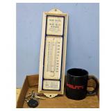 Miami Mutual Thermometer - Vintage Advertising