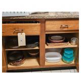 Contents of kitchen Cuboard