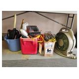 Ames ReelEasy Hose Reel/Totes of extension chords