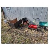 Craftsman Broadcast Spreader, Red and Black - Lawn