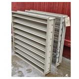 Industrial Louver Dampers - Adjustable Airflow Con