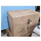 Wooden Storage Box - Compartments, Latch