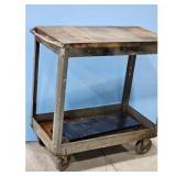 Shop Cart - Utility Cart, Wheeled, Metal Frame