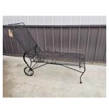 Metal Chaise Lounge - Patio Furniture, Wheeled