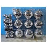 The Christmas Shoppe Silver Shatterproof Ornaments
