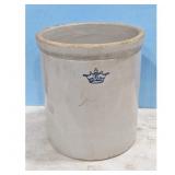 Stoneware Crock - 6 Gallon, Crown Insignia, Eagle