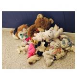 Plush Stuffed Animals Lot, Assorted