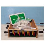 Tiny Pong - Gold Table Tennis Game, Miniature Foos