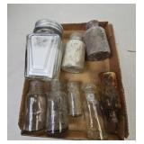 Vintage Apothecary Bottles - Antique Glass Vials C
