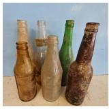 Vintage Assorted Bottles - Decorative Collectibles