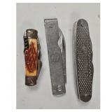 Vintage Pocket Knife Lot - Sheffield & More